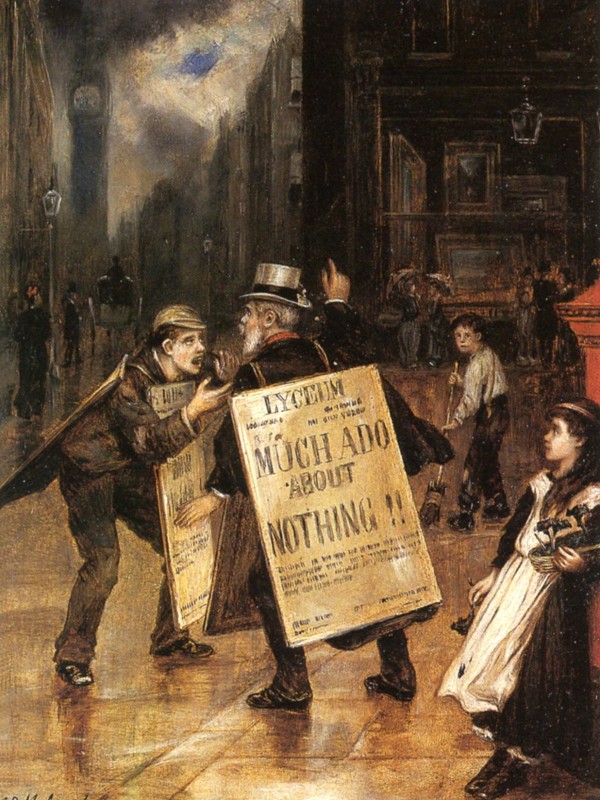 Much Ado about Nothing by Augustus Edwin Mulready